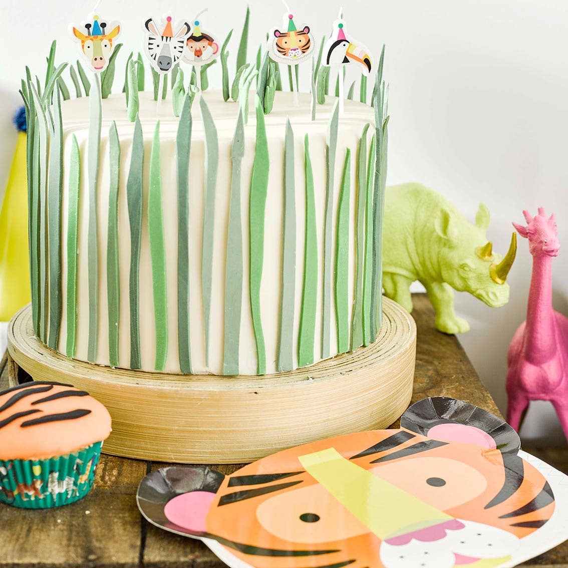Animal Birthday Candles | 5 Pack | Kids Birthday |