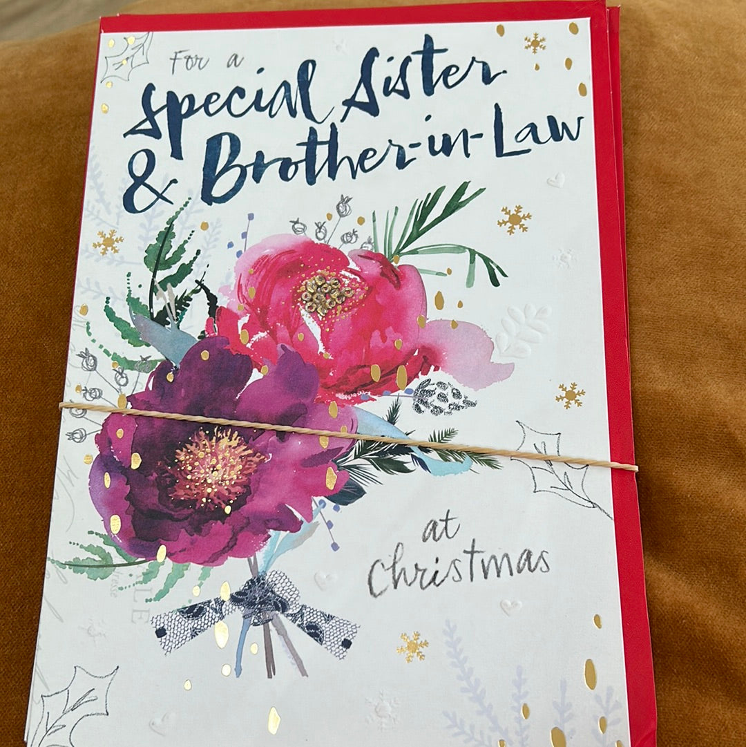Sister & BIL Christmas Card - Hallmark