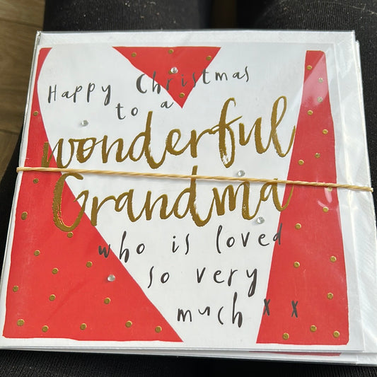 Grandma Christmas Card - HG
