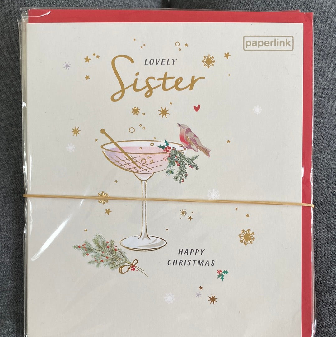 Sister Christmas Card - Paperlink