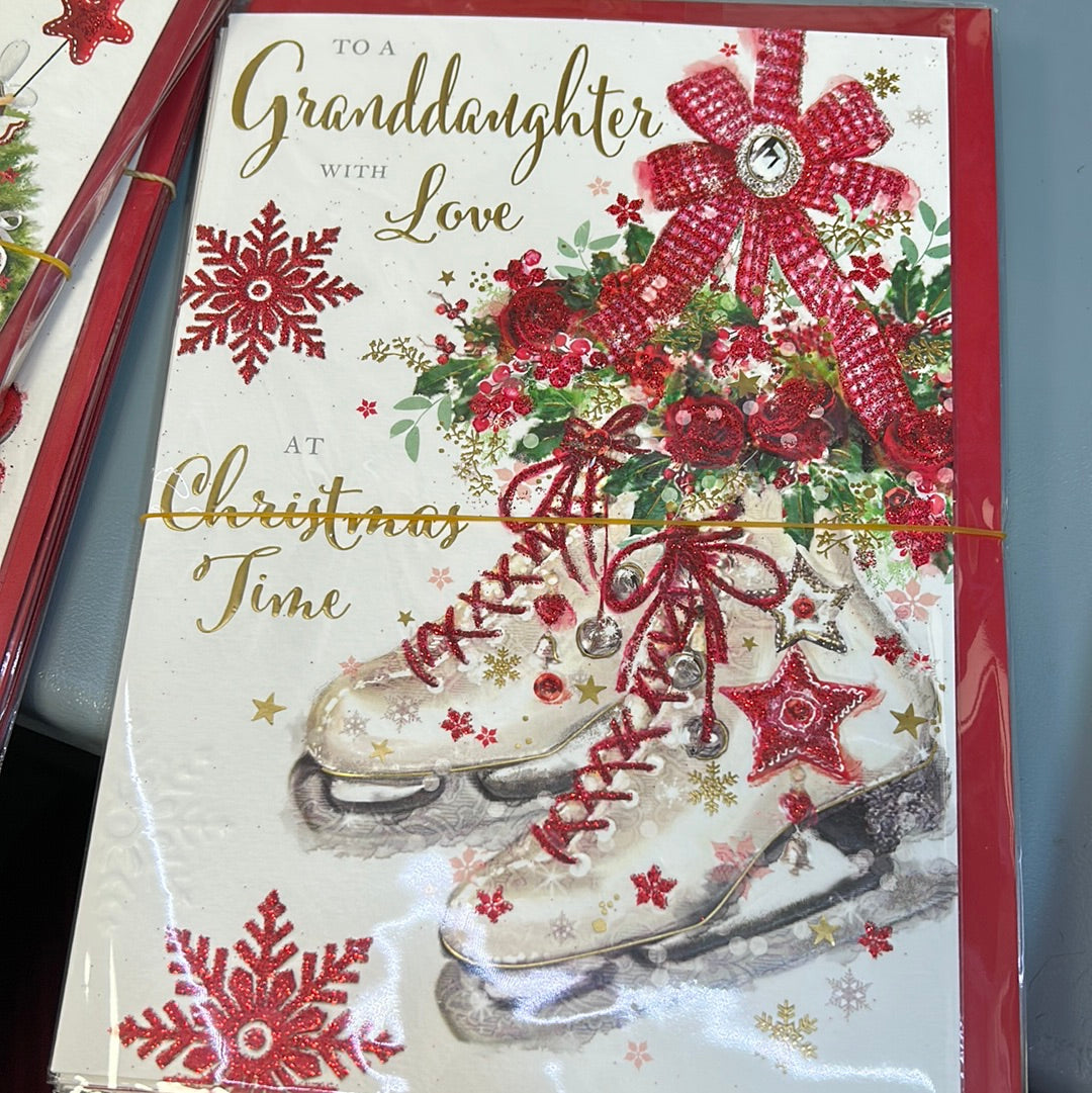 Granddaughter Christmas Card - Javelin