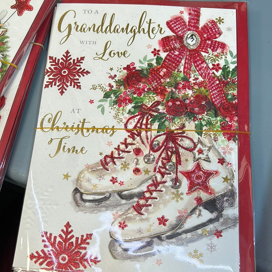 Granddaughter Christmas Card - Javelin