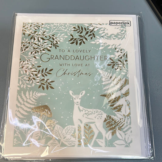Granddaughter Christmas Card - Paperlink