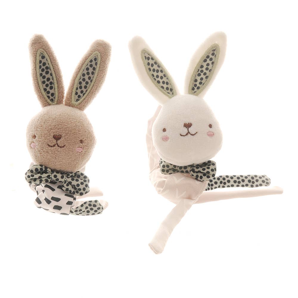Baby Bunny Wrist Rattles – Sensory Soft Toy Set