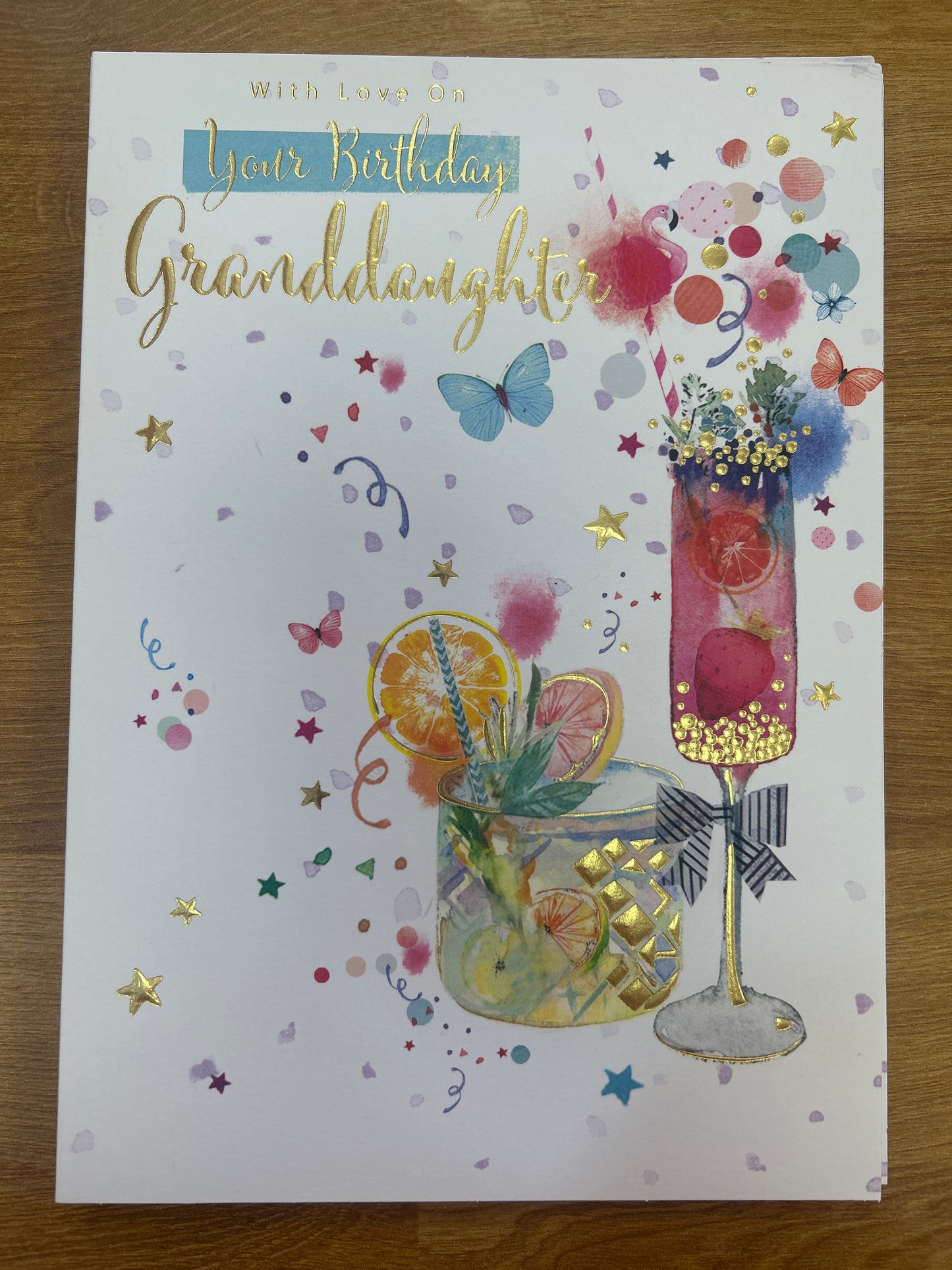 Granddaughter Birthday Card - Words 'n' Wishes