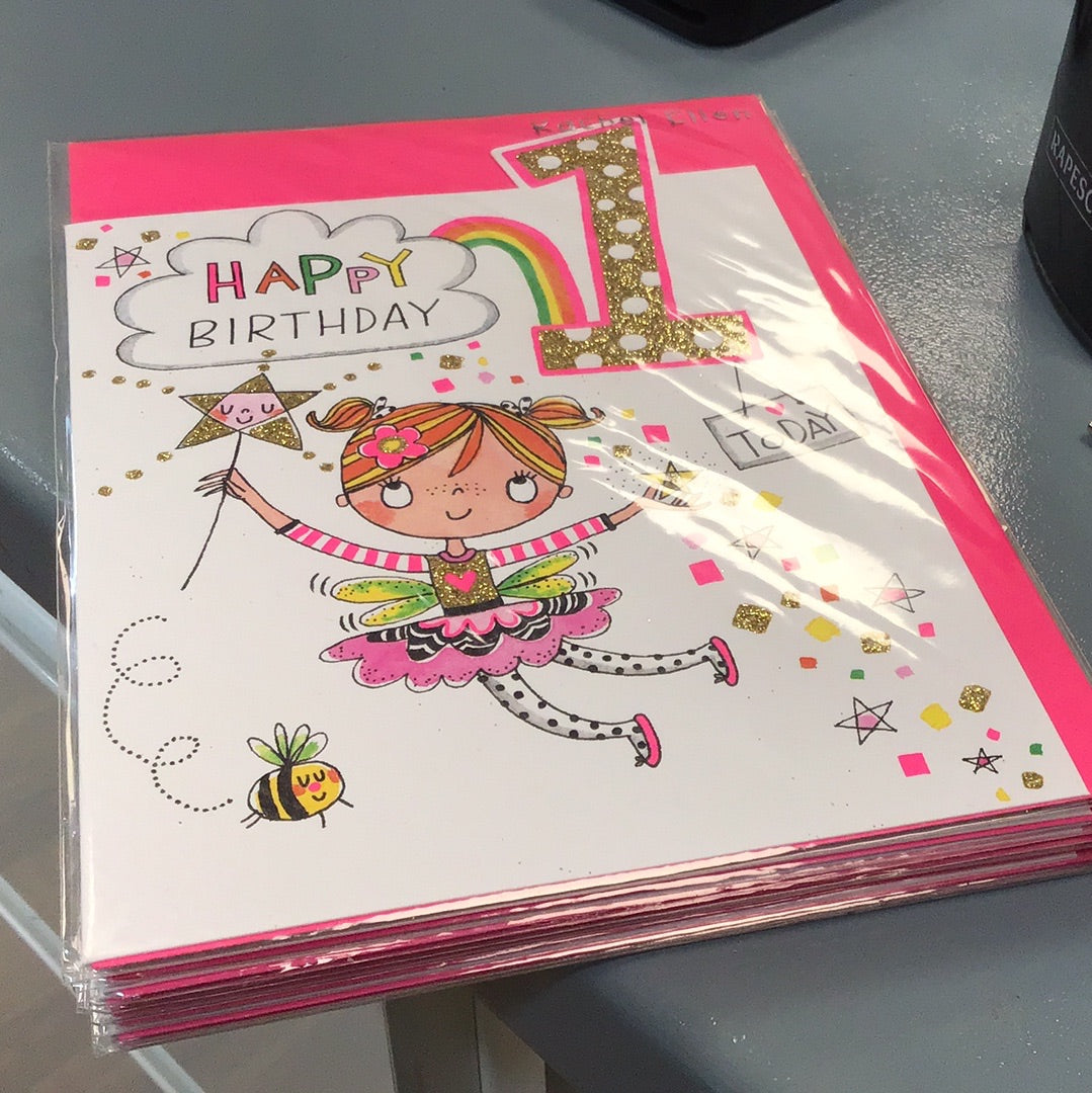 1st birthday Rachel Ellen