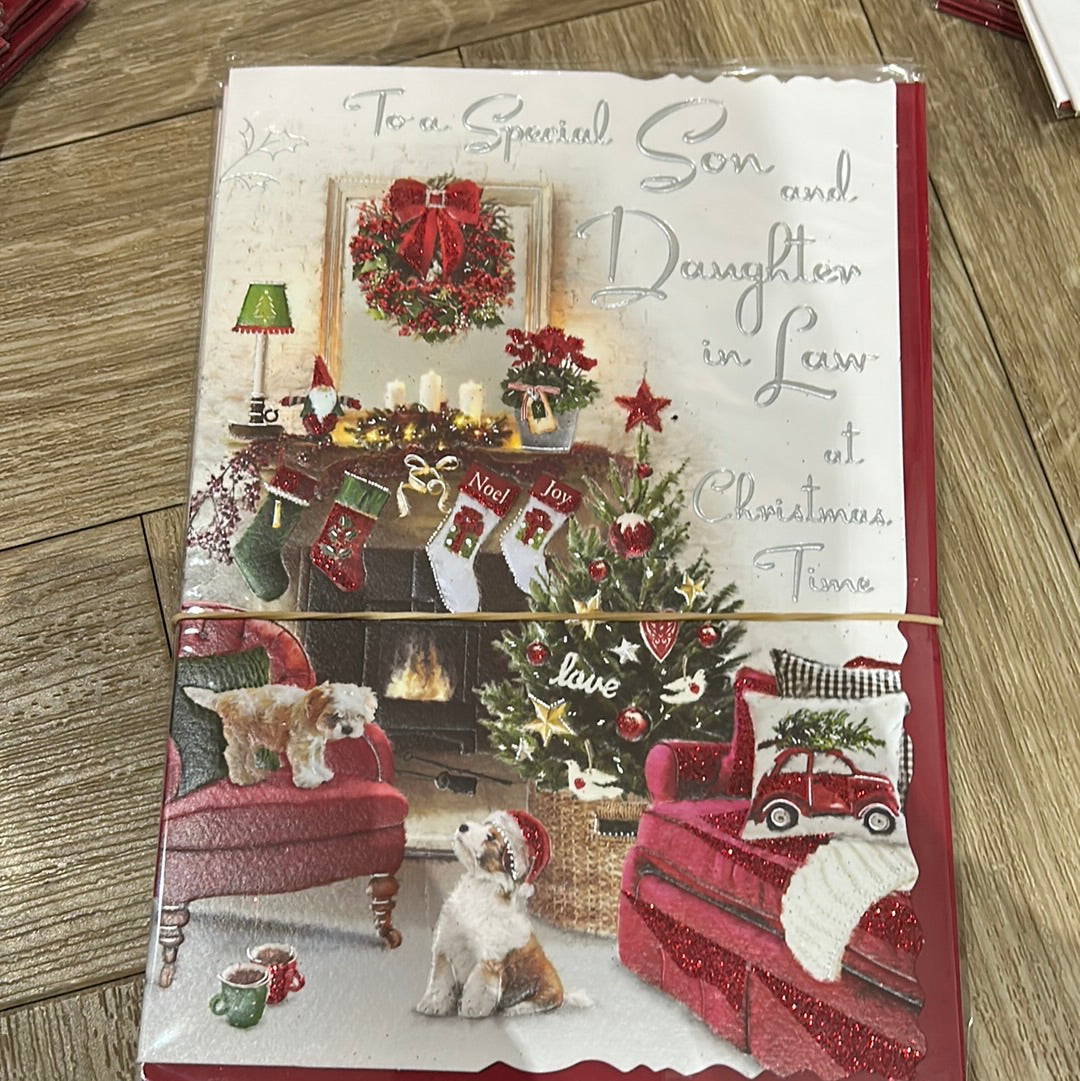 Son & DIL Christmas Card - Javelin