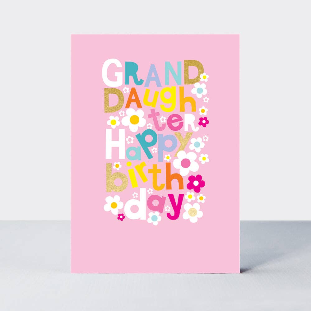 Granddaughter birthday card - Rachel Ellen