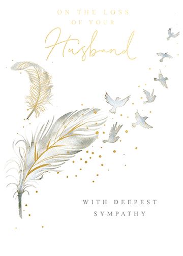Husband Sympathy Card - Paperlink