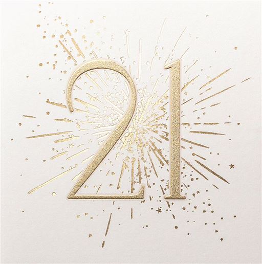 Age 21 Birthday Card - Paperlink