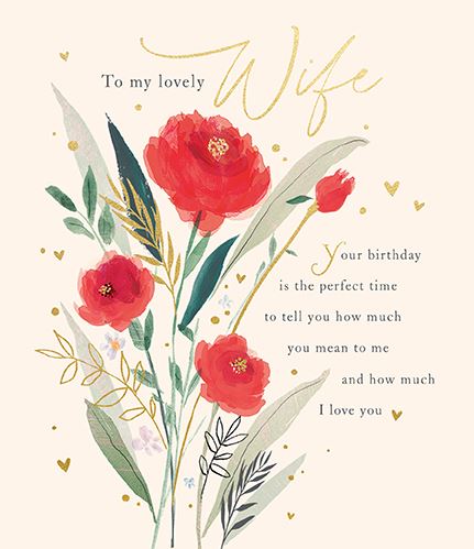 Wife Birthday Card - Paperlink
