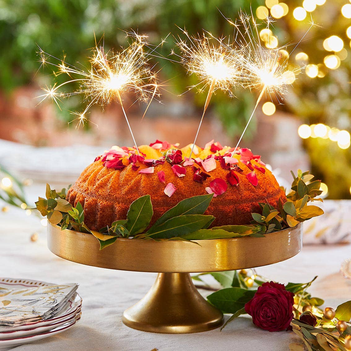 Mini Rainbow Cake Sparklers  | 10 Pack | Birthday |