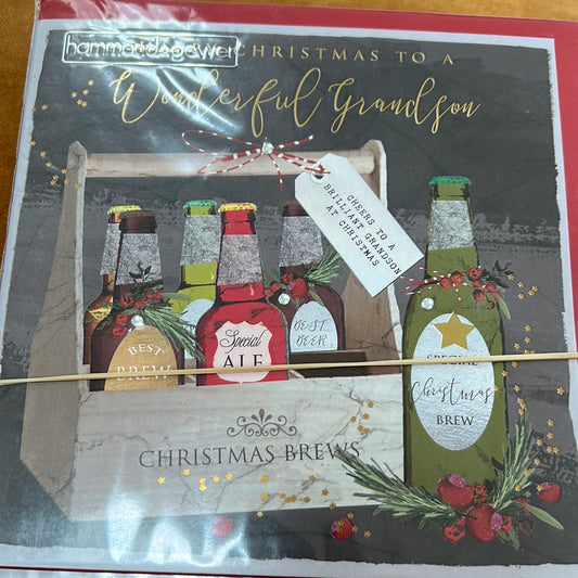 Grandson Christmas Card - HG