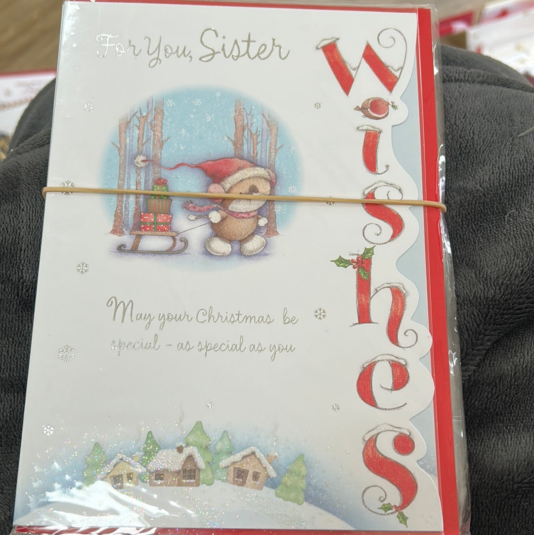 Sister Christmas Card - CC
