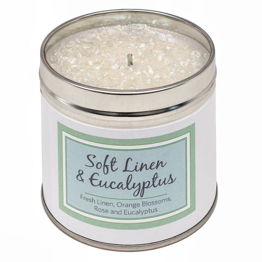 Soft Linen & Eucalyptus Scented Candle - Best Kept Secrets
