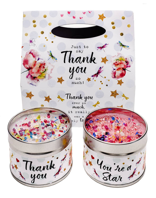 Thank You Duo Candle and Gift Bag