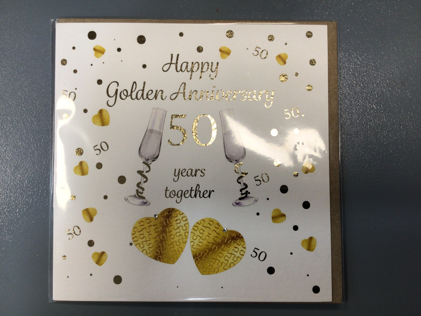 Golden Wedding Anniversary Card 50 Years together