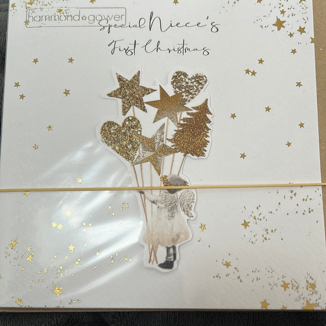 1st Christmas Niece Card - HG
