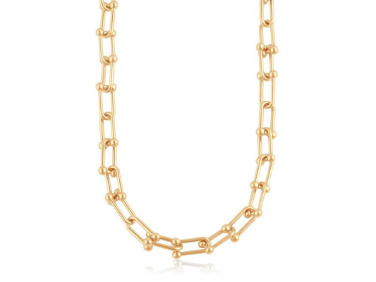Gold Plated Chunky Chain Necklace