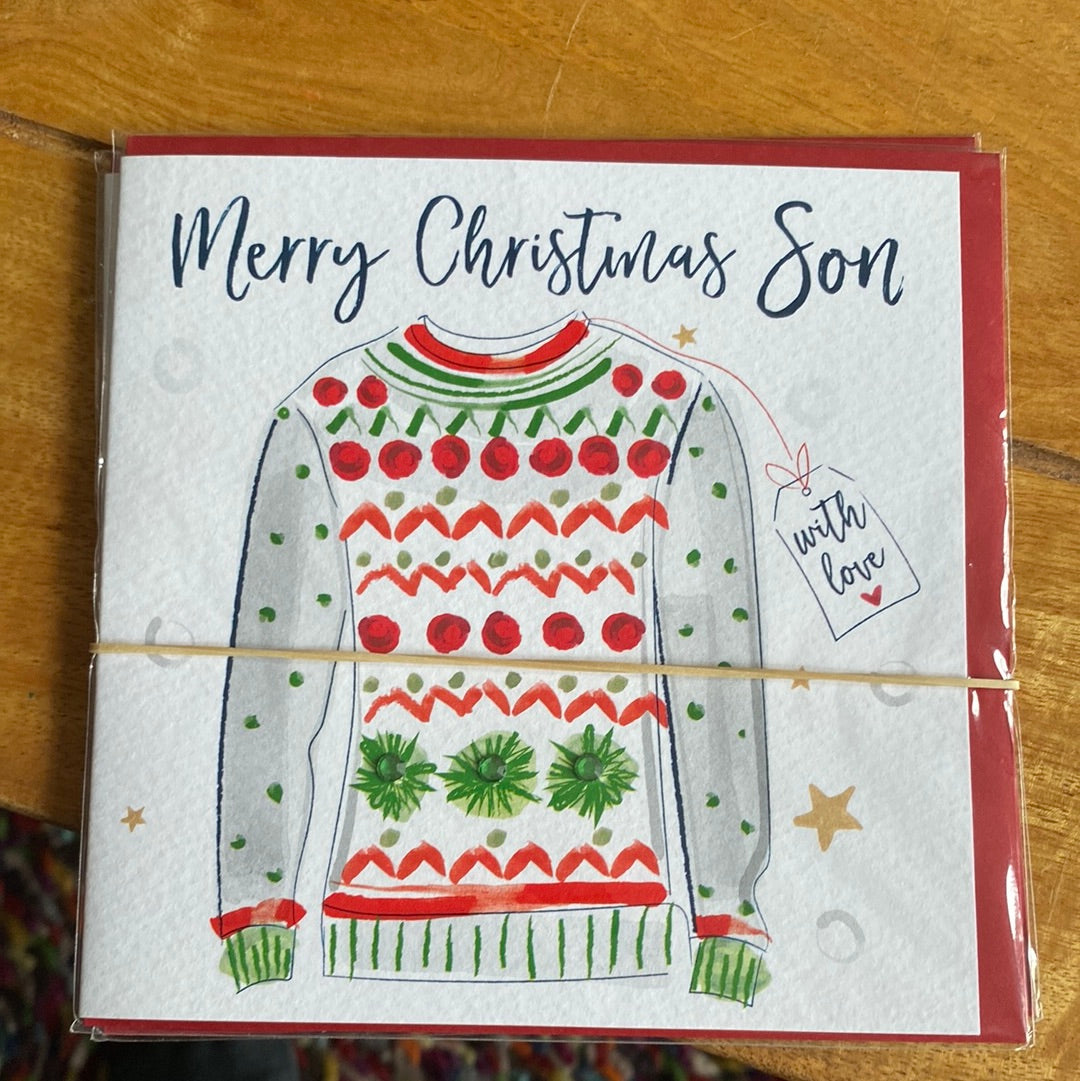 Son Christmas Card - Katie Phythian
