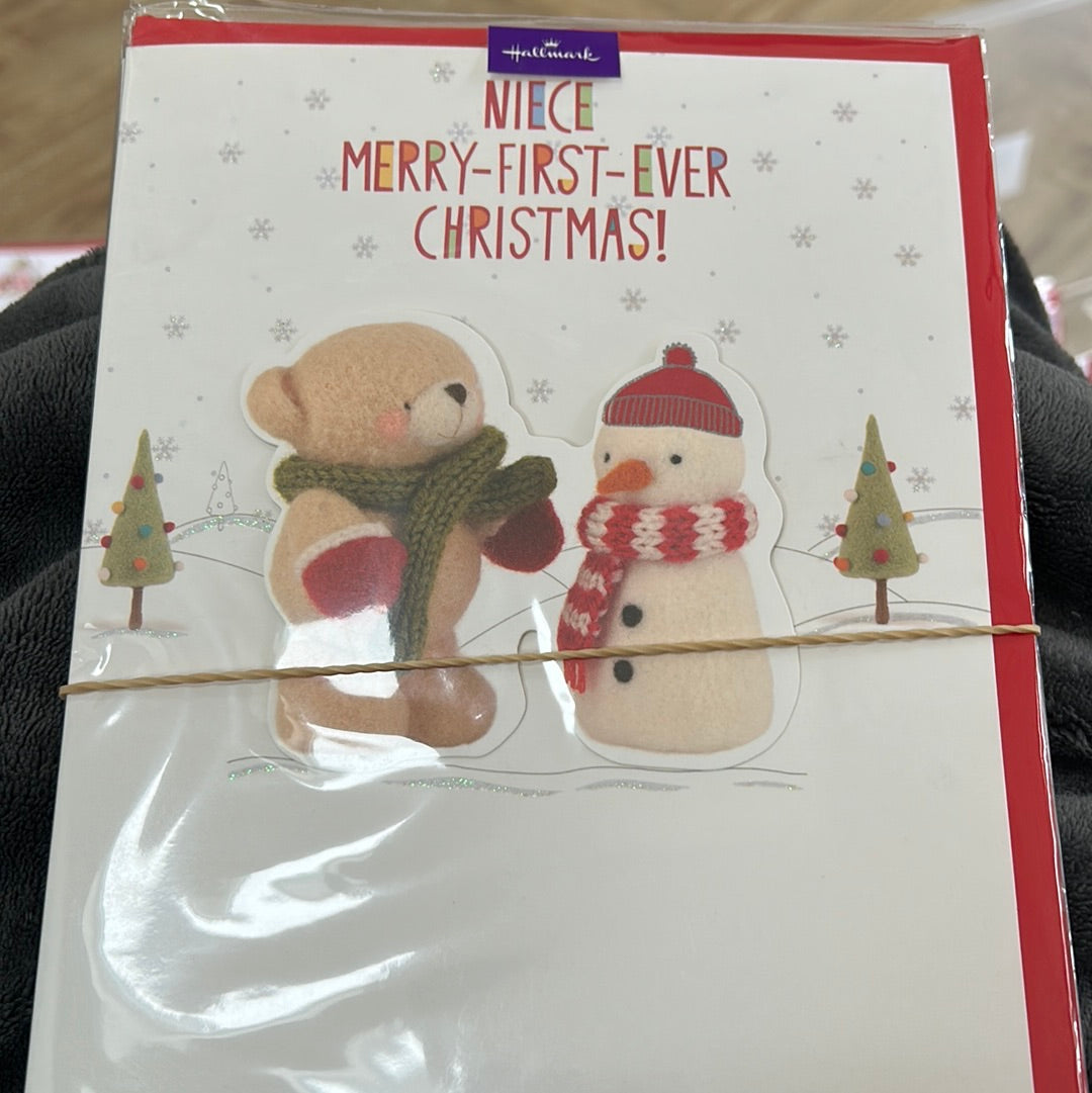 1st Christmas Niece Card - Hallmark
