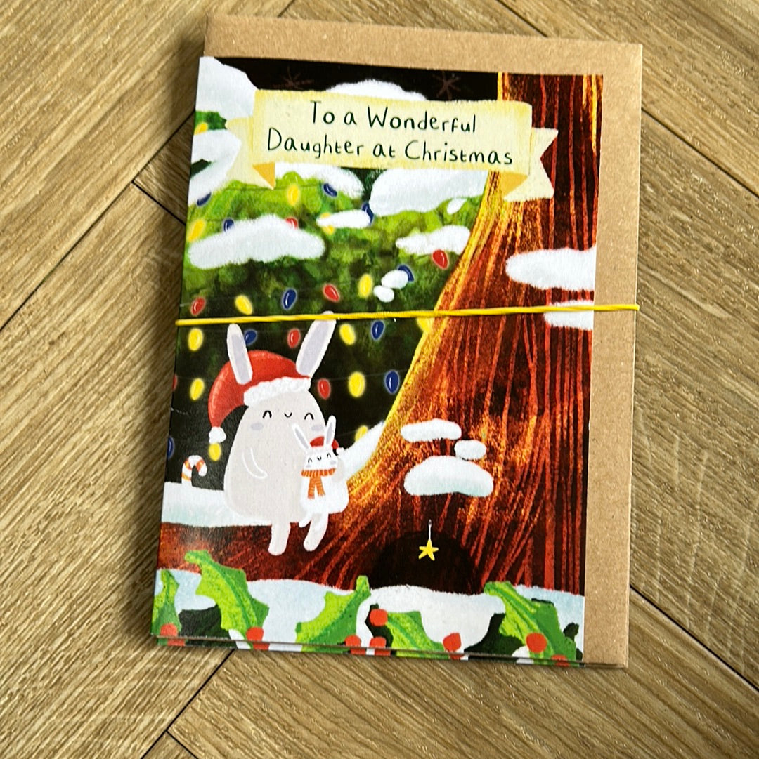 Daughter Christmas Card - Dandelion