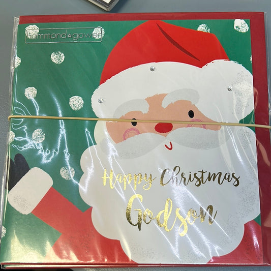 Godson Christmas Card - H&G