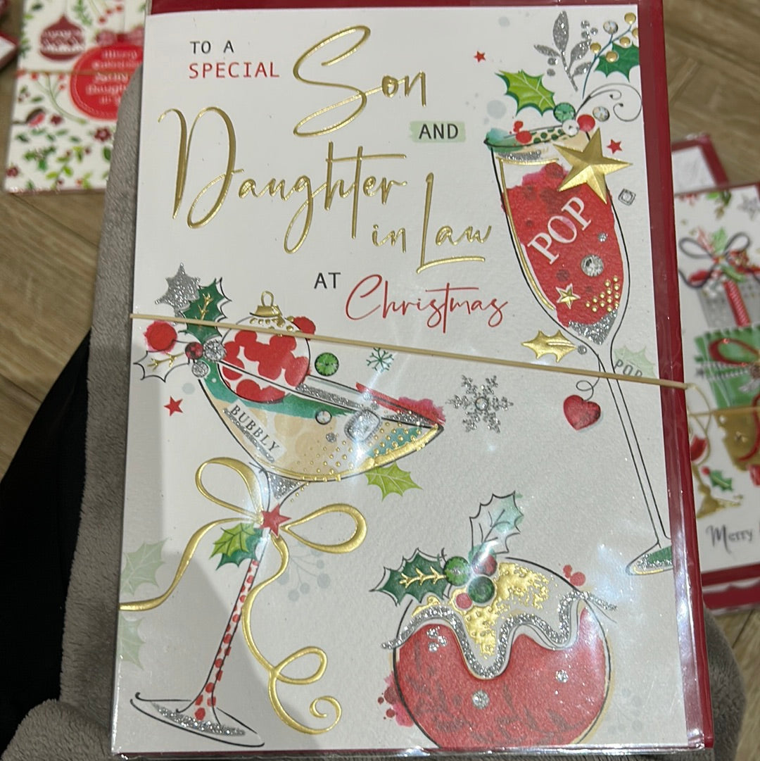 Son & DIL Christmas Card - Javelin