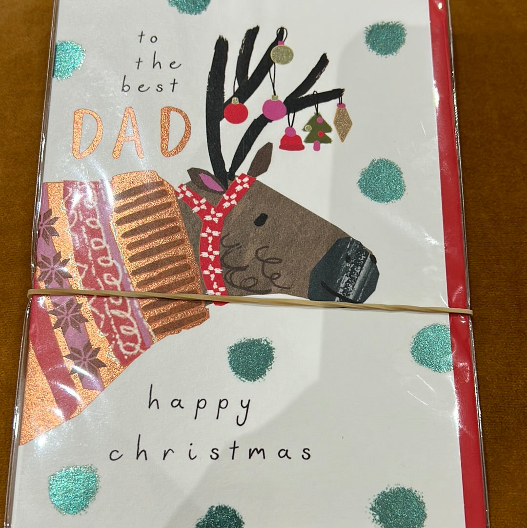 Dad Christmas Card - Stop the Clock