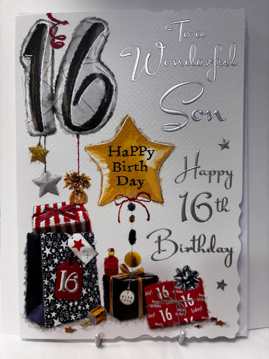 Son 16 Birthday Card - Javelin