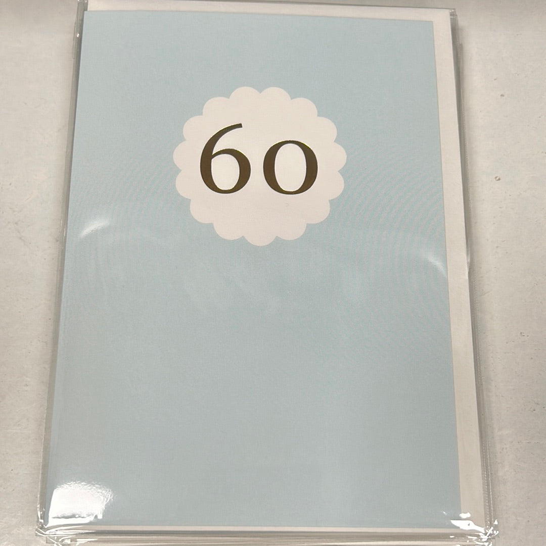 60th birthday card - Megan Claire