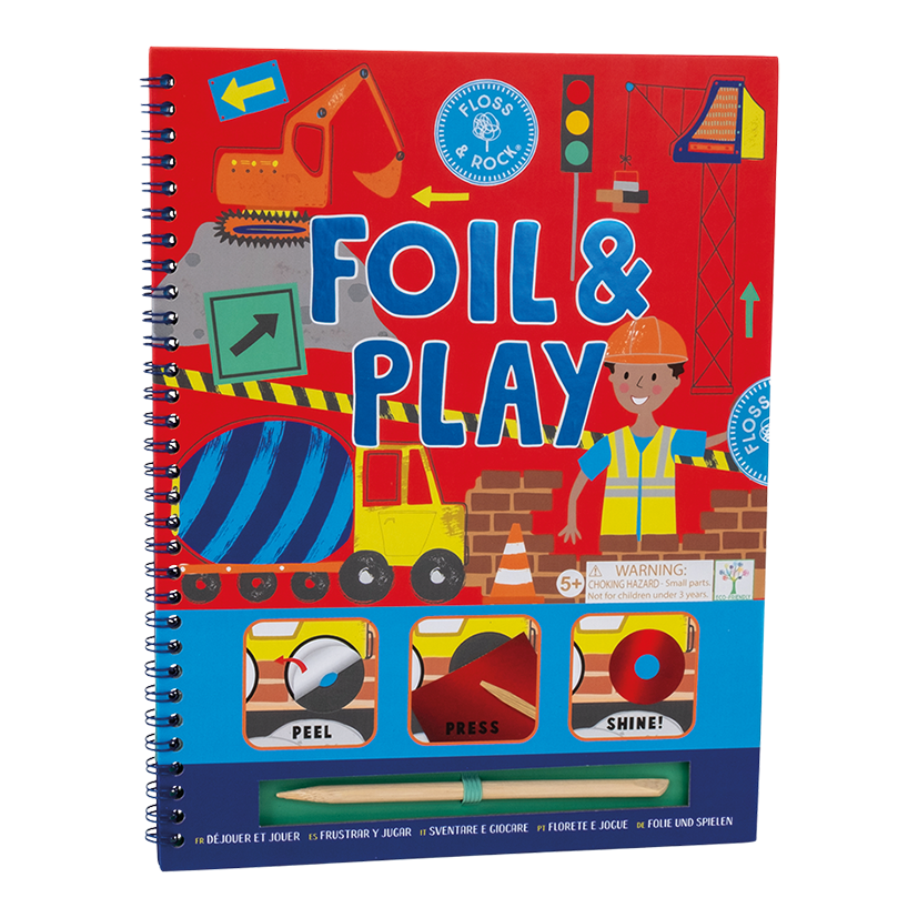 Construction Foil & Play – Kids’ Creative Foil Art Activity Book