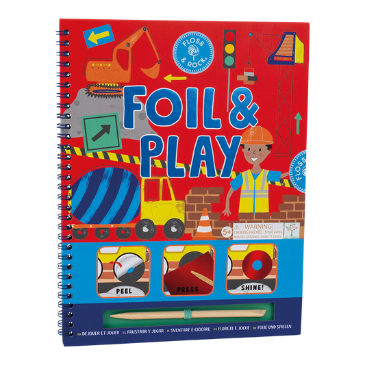 Construction Foil & Play – Kids’ Creative Foil Art Activity Book