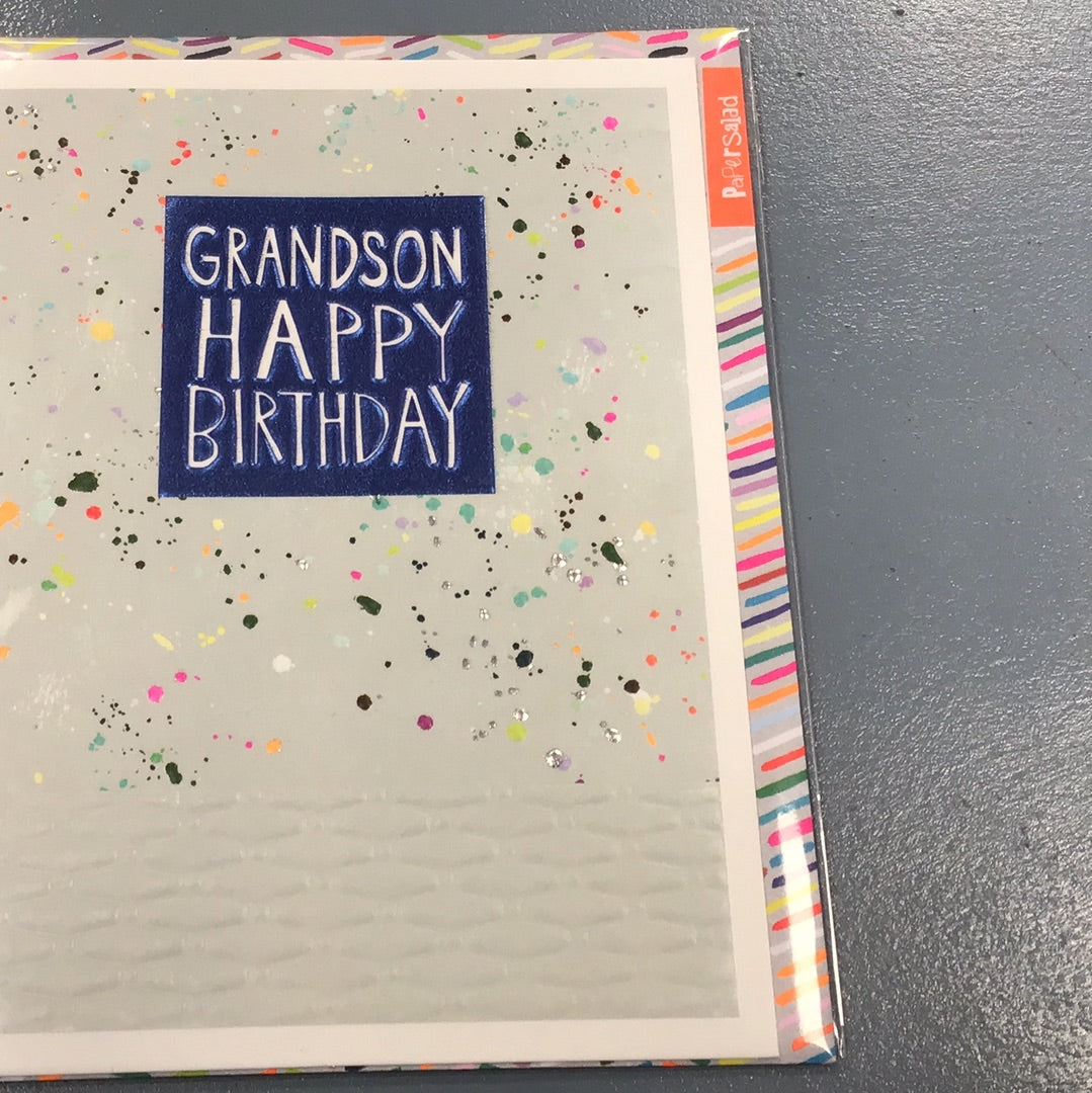 Grandson Birthday Card - Papersalad