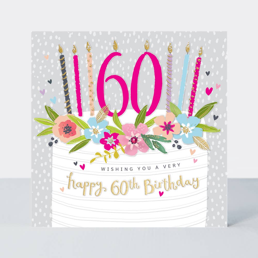 60th Birthday Card - Rachel Ellen
