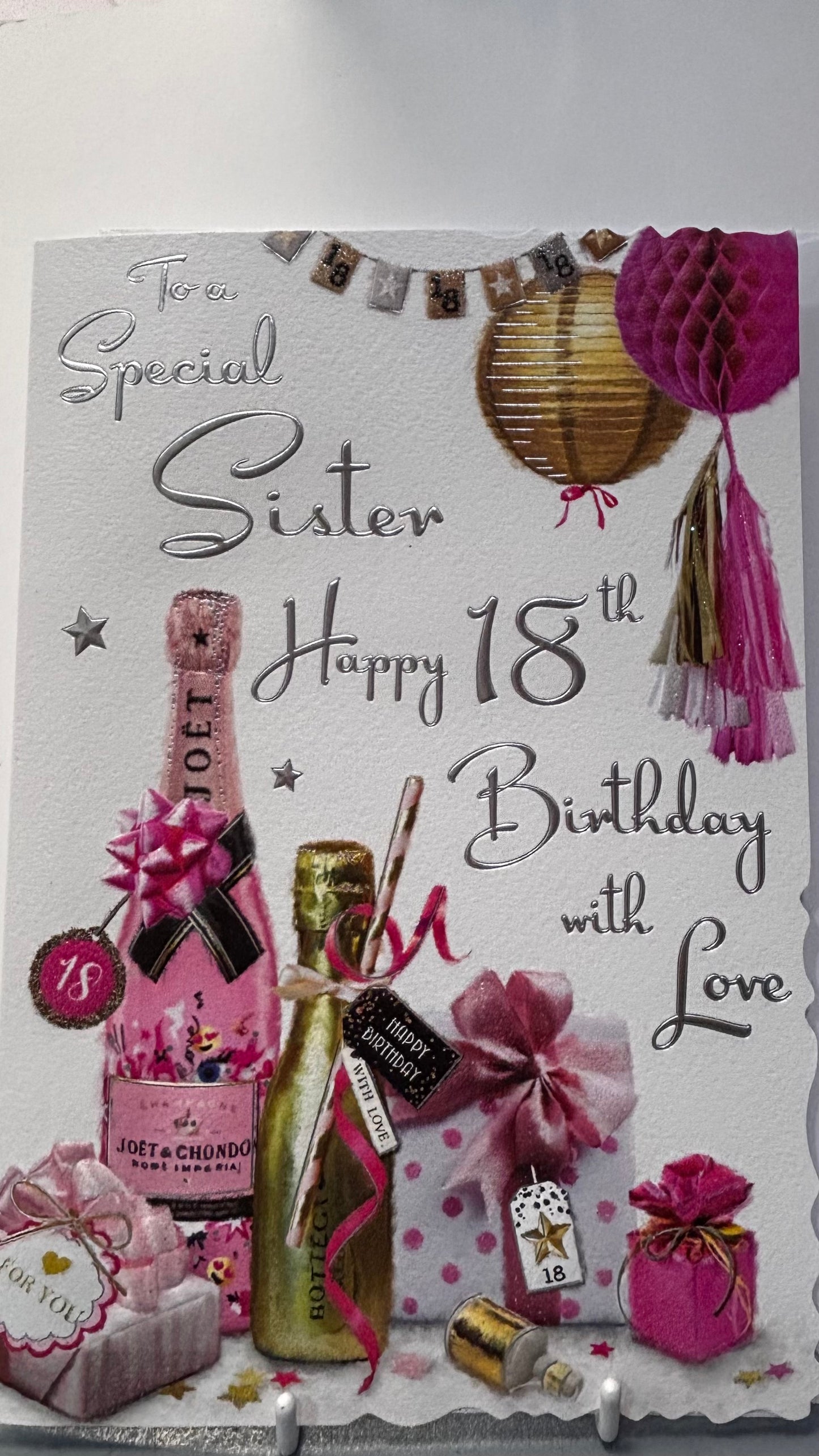 18 Sister birthday card - Javlin