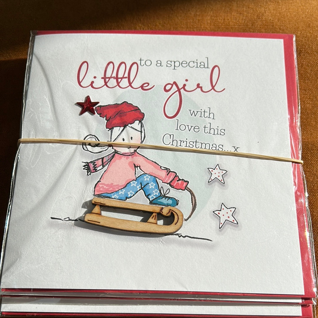 General Girl Christmas Card - Tracey Russell