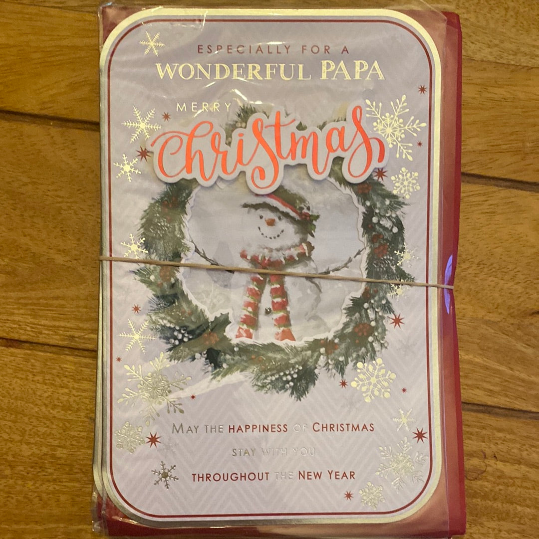 Papa Christmas Card - CC