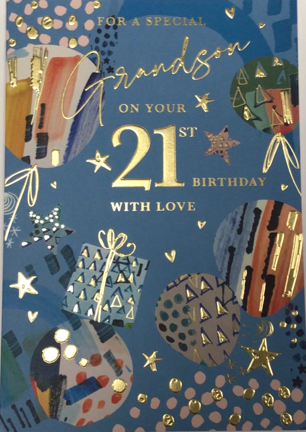 Grandson 21st Birthday Card - Words 'n' Wishes
