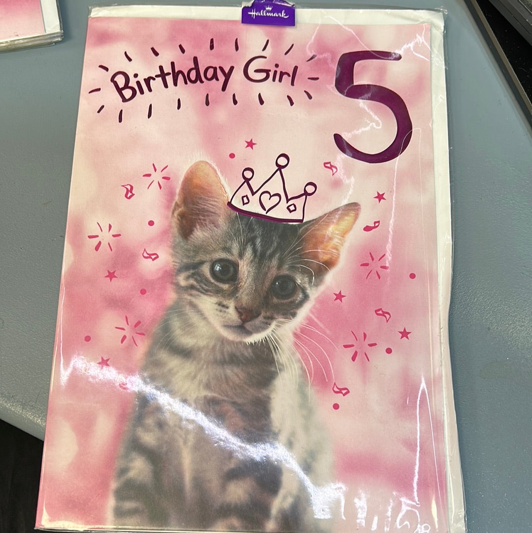 5th Birthday Card - Hallmark