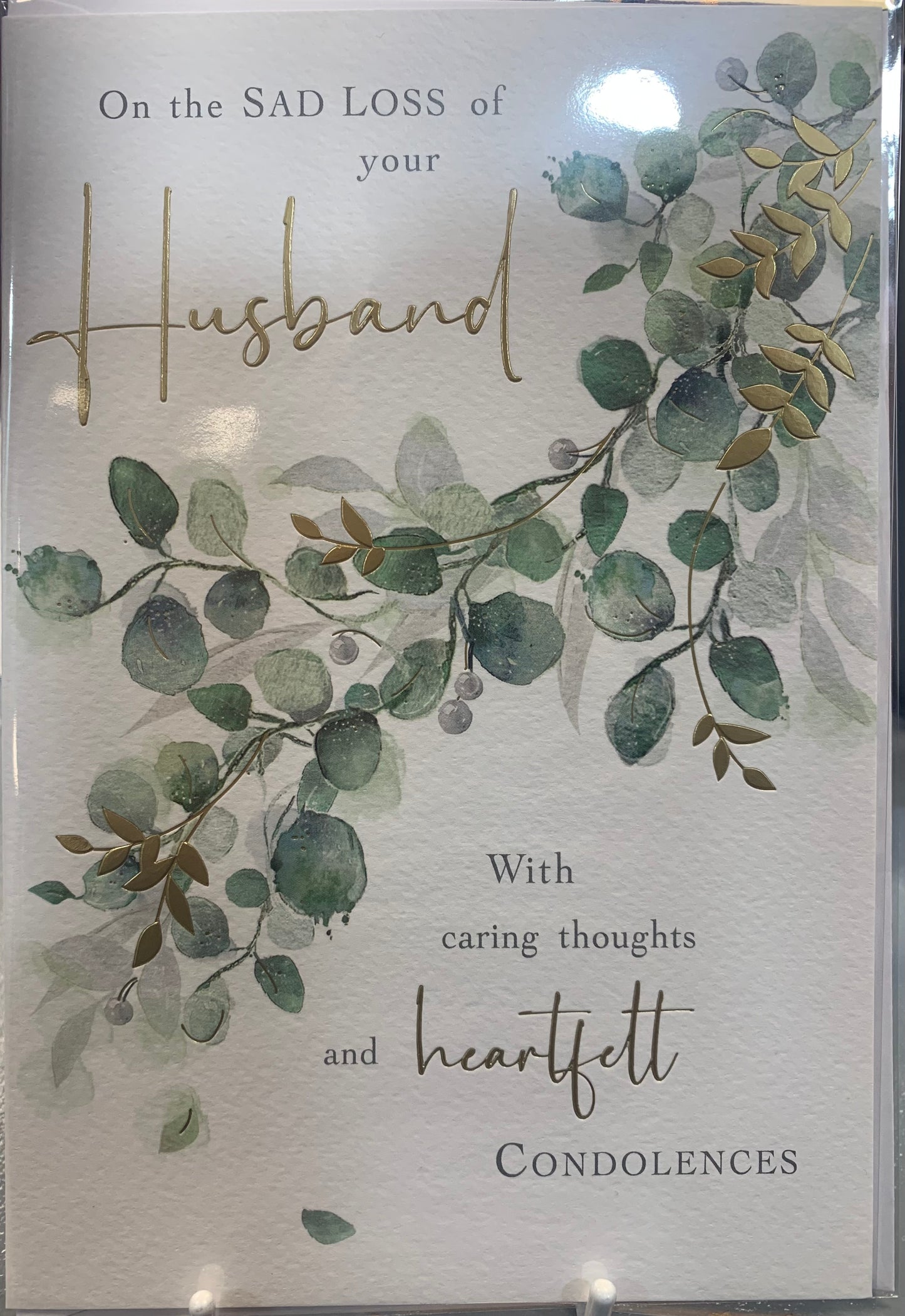 Husband Sympathy Card - JJ
