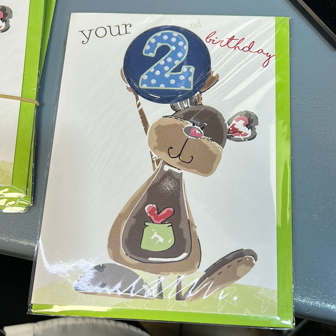 2nd Birthday Card - Tracey Russell