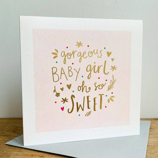 Baby Girl Card - Megan Claire