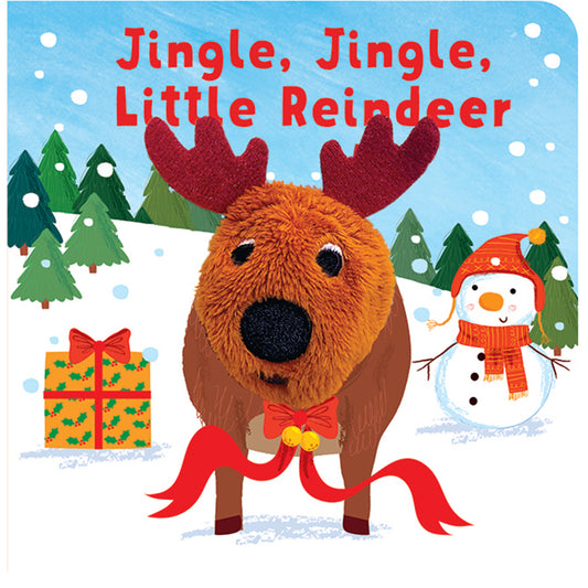 Jingle Jingle Little Reindeer Mini Finger Puppet Baby Book