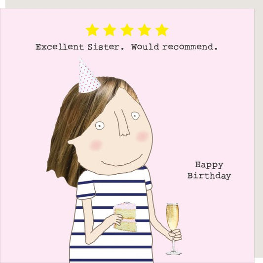 Sister Birthday Card - Rosie Made A Thing