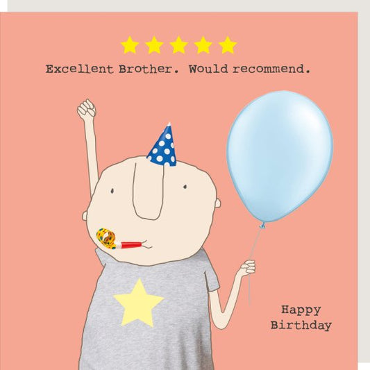 Brother Birthday Card - Rosie Made A Thing