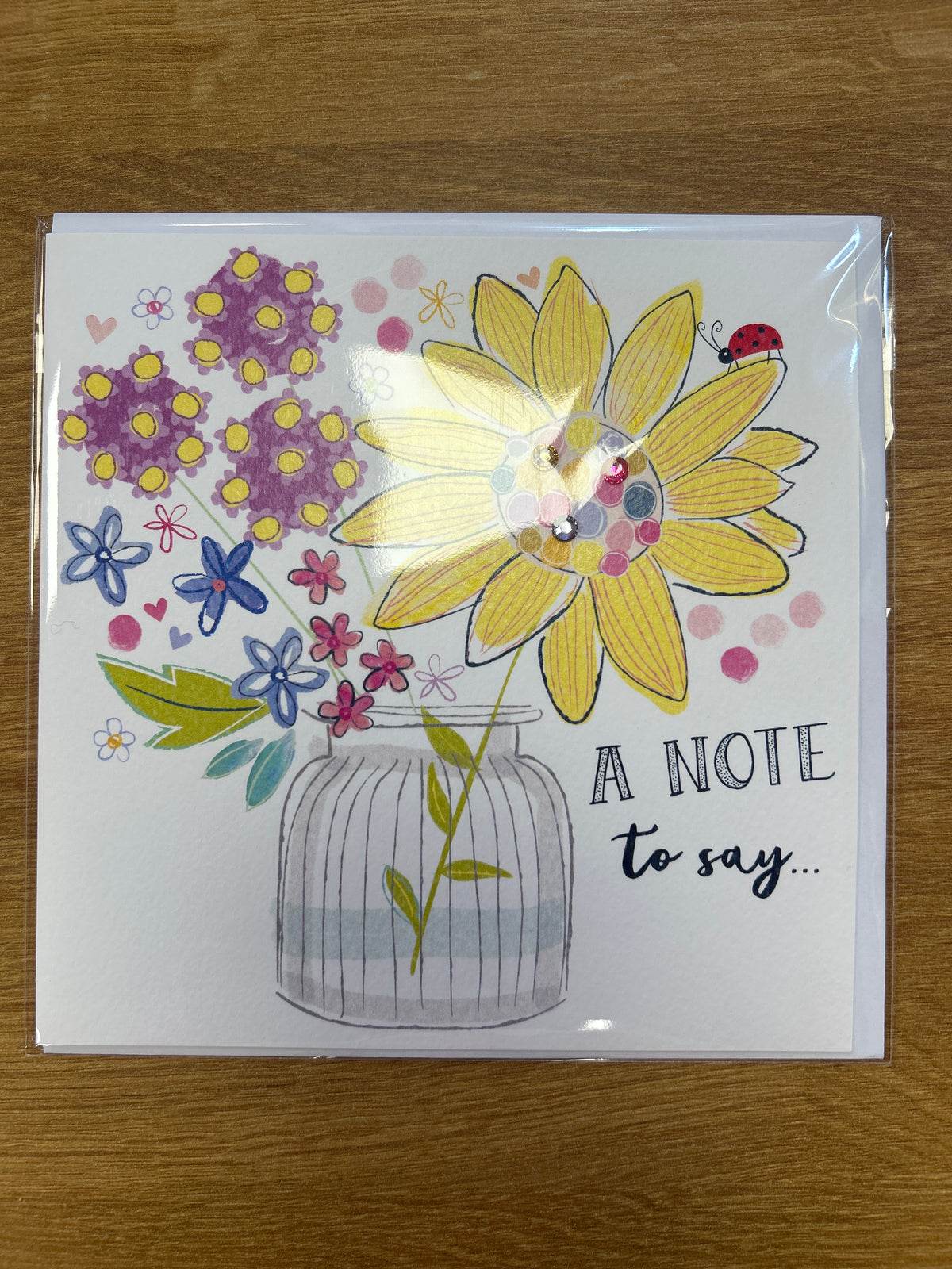 A note to say…