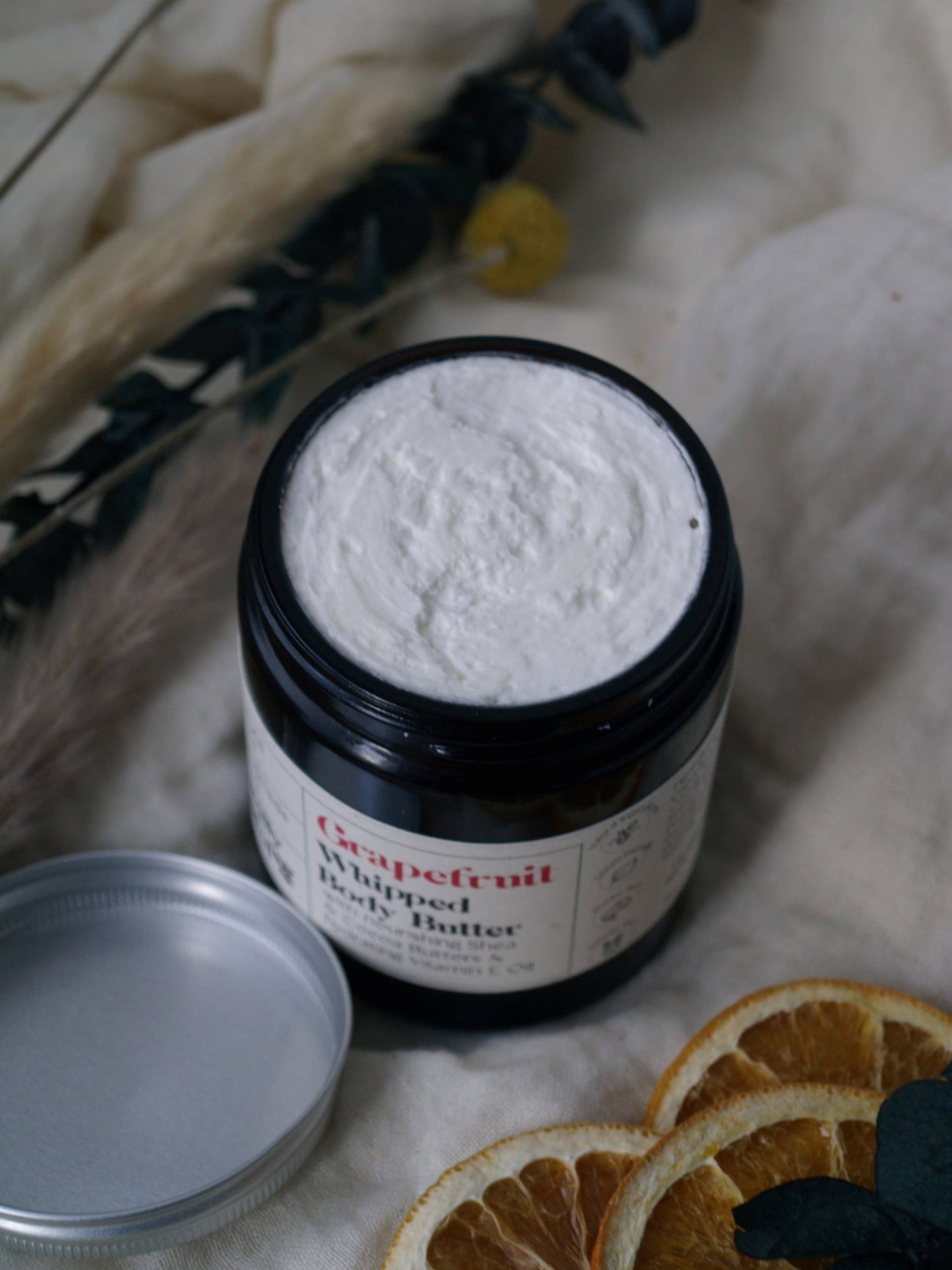 Grapefruit Whipped Body Butter, 100% Natural Ingredients, 30m