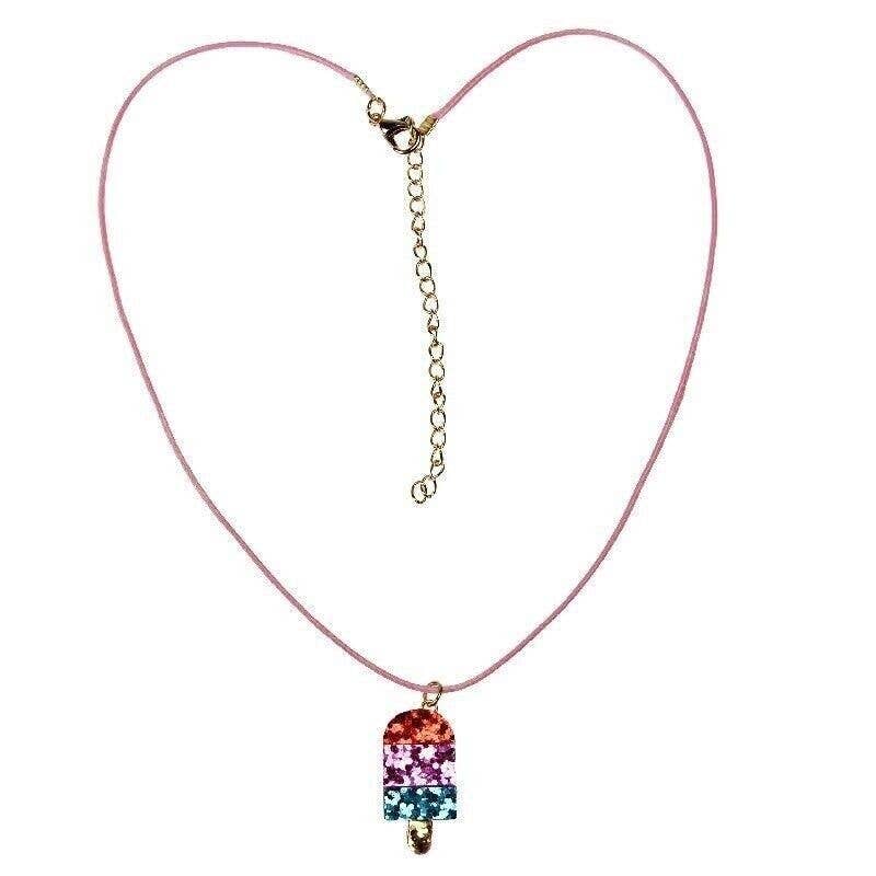 Children’s Glitter Ice Lolly Necklace