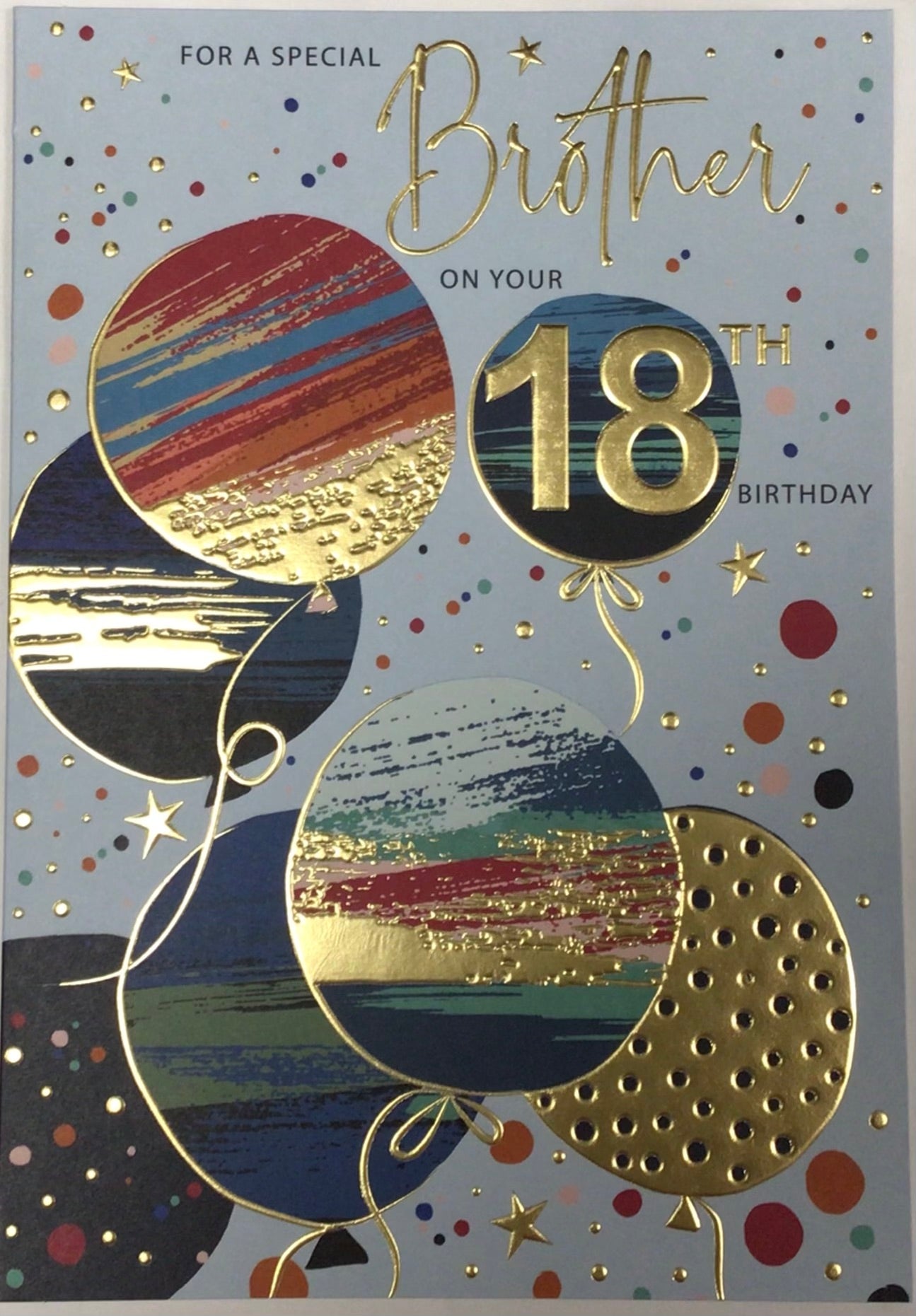 Brother 18th Birthday Card - Words 'n' Wishes